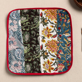  Multicolor Handcrafted Patchwork Cotton Pot Holder