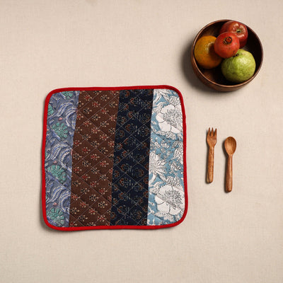  Multicolor Handcrafted Patchwork Cotton Pot Holder