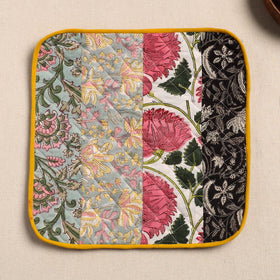  Multicolor Handcrafted Patchwork Cotton Pot Holder 