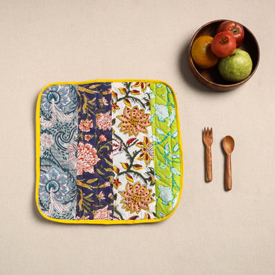  Multicolor Handcrafted Patchwork Cotton Pot Holder