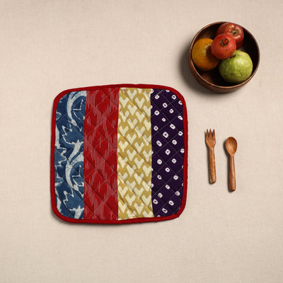  Multicolor Handcrafted Patchwork Cotton Pot Holder