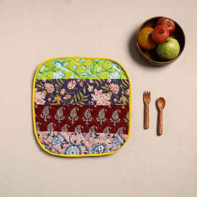  Multicolor Handcrafted Patchwork Cotton Pot Holder