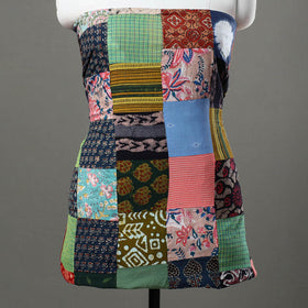 Multicolor - handcrafted patchwork cotton unstitched kurta