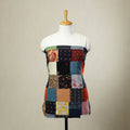 Multicolor - handcrafted patchwork cotton unstitched kurta