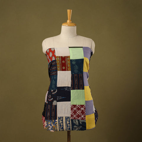 Buy Handcrafted Patchwork Cotton Kurta Material