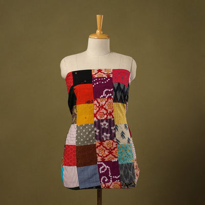 Buy Handcrafted Patchwork Cotton Kurta Material