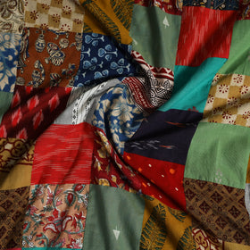 Buy Handcrafted Patchwork Cotton Kurta Material