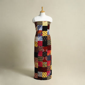 Multicolor - handcrafted patchwork cotton unstitched kurta
