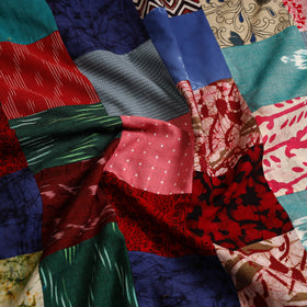  Multicolor Handcrafted Patchwork Cotton Kurta Material