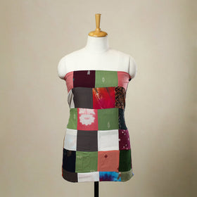 Buy Multicolor Handcrafted Patchwork Cotton Kurta Material