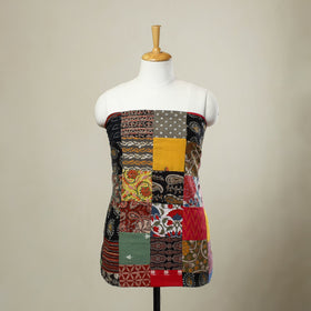  Multicolor Handcrafted Patchwork Cotton Kurta Material