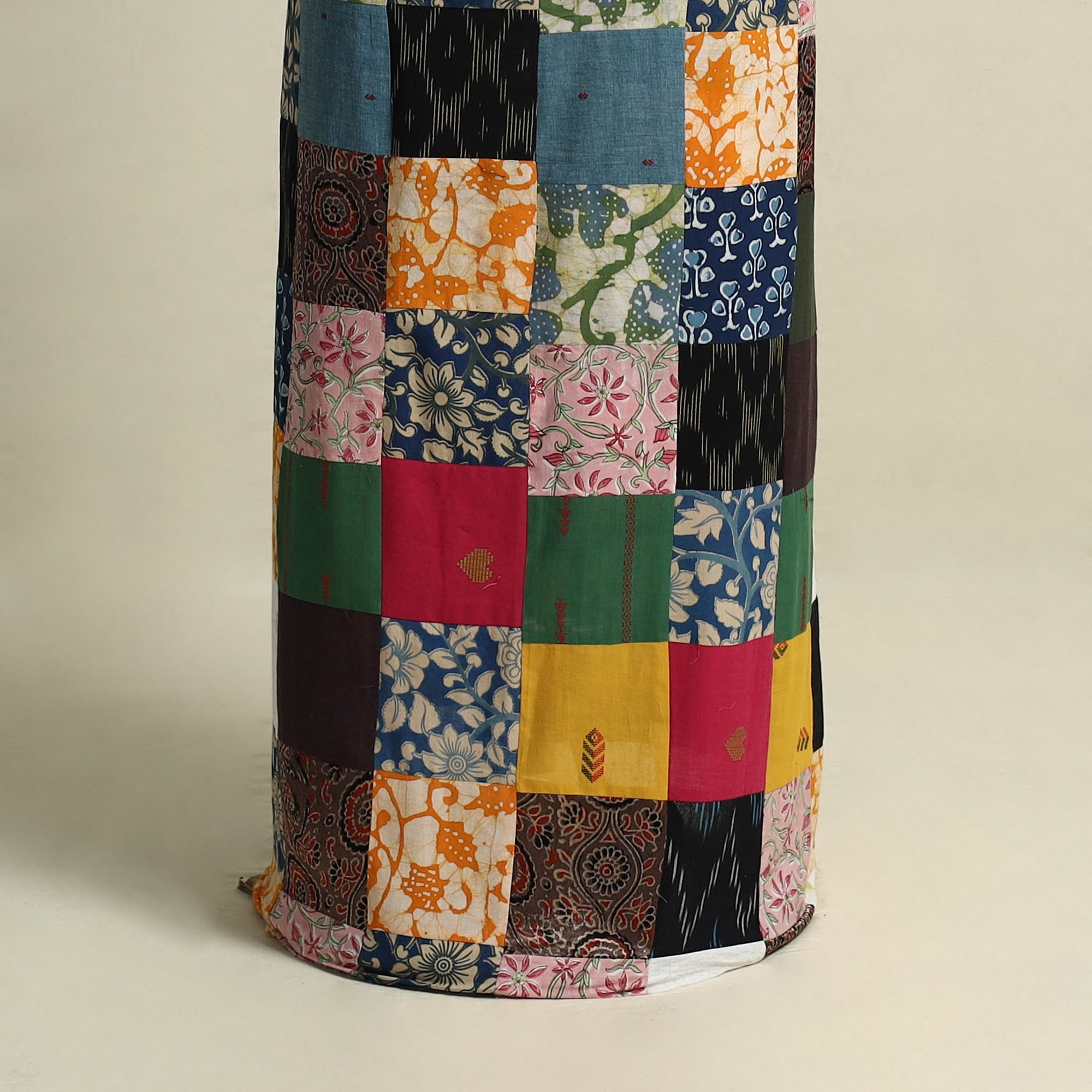 Buy Handcrafted Patchwork Cotton Kurta Material