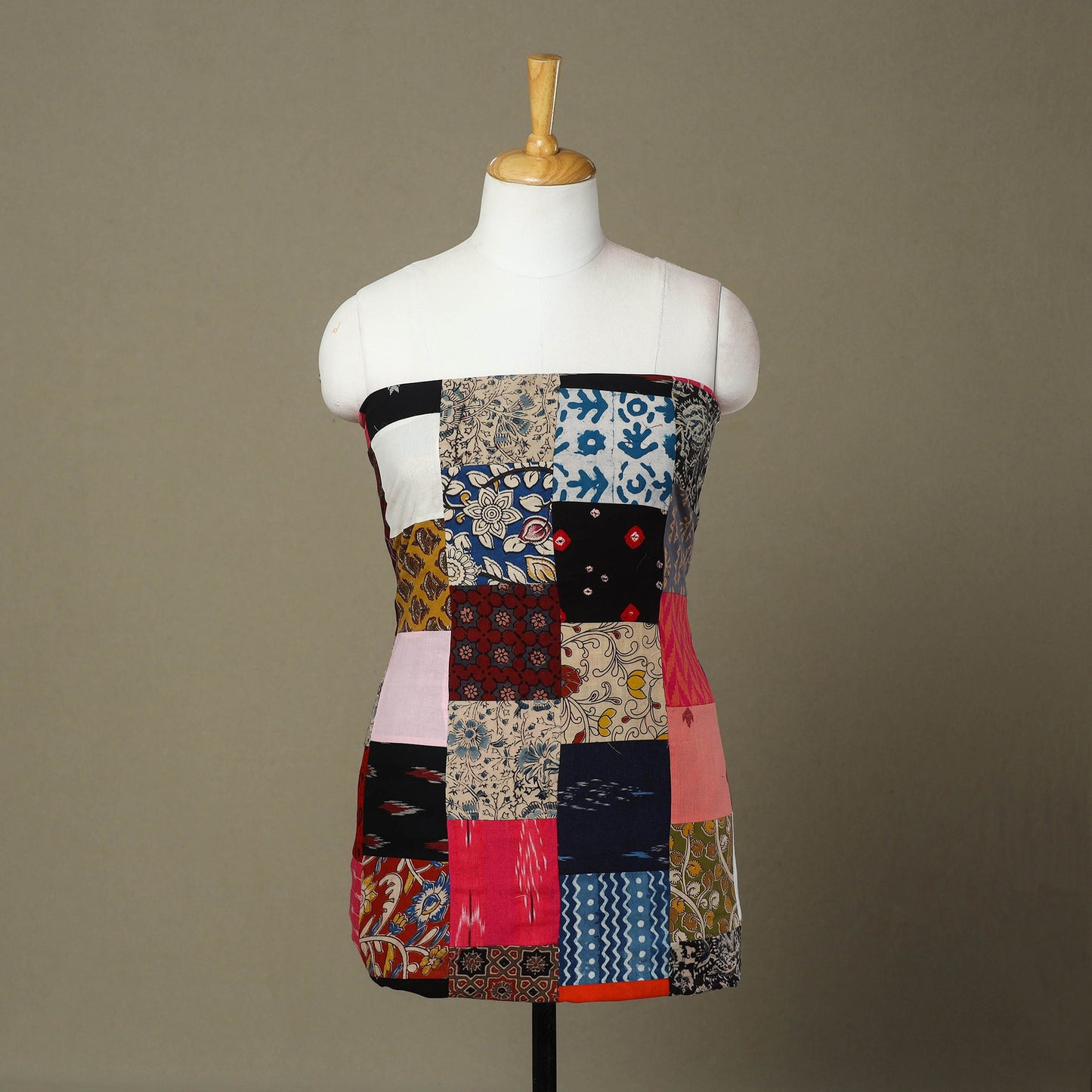 Buy Handcrafted Patchwork Cotton Kurta Material