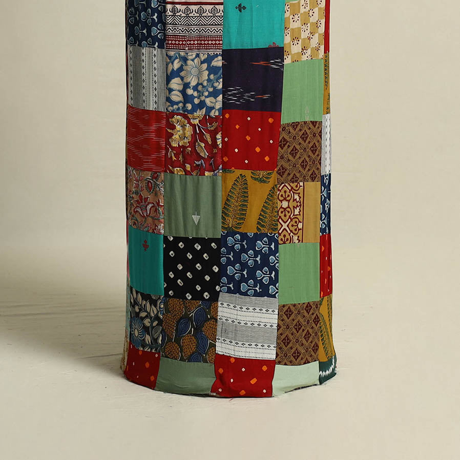 Buy Handcrafted Patchwork Cotton Kurta Material