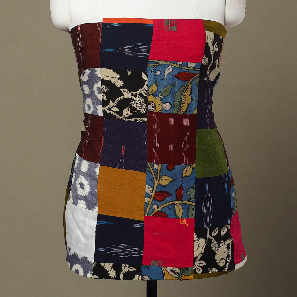 Buy Handcrafted Patchwork Cotton Kurta Material