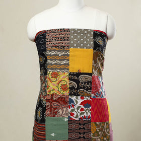  Multicolor Handcrafted Patchwork Cotton Kurta Material