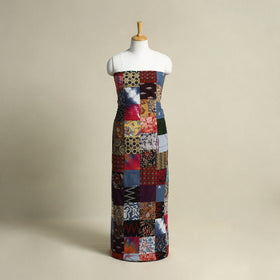 Multicolor Handcrafted Patchwork Cotton Kurta Material