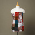 Multicolor - handcrafted patchwork cotton unstitched kurta