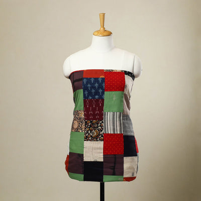  Multicolor Handcrafted Patchwork Cotton Kurta Material