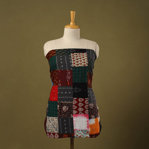 Buy Handcrafted Patchwork Cotton Kurta Material