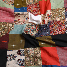 Buy Multicolor Handcrafted Patchwork Cotton Kurta Material