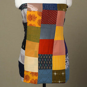 Multicolor Handcrafted Patchwork Cotton Kurta Material