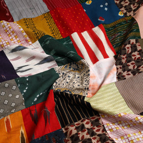Buy Handcrafted Patchwork Cotton Kurta Material