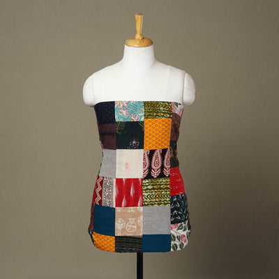 Buy Handcrafted Patchwork Cotton Kurta Material