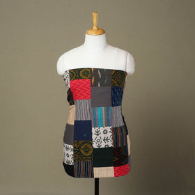 Multicolor Handcrafted Patchwork Cotton Kurta Material