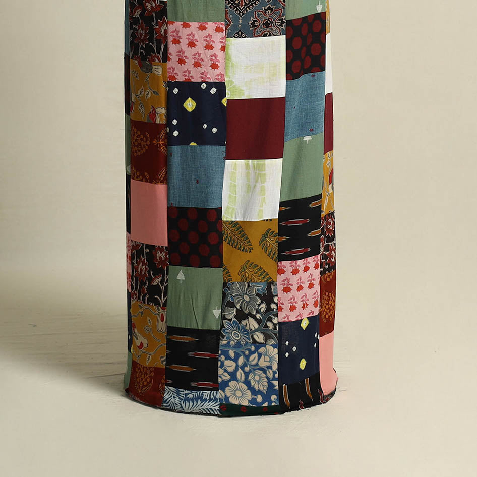 Buy Handcrafted Patchwork Cotton Kurta Material