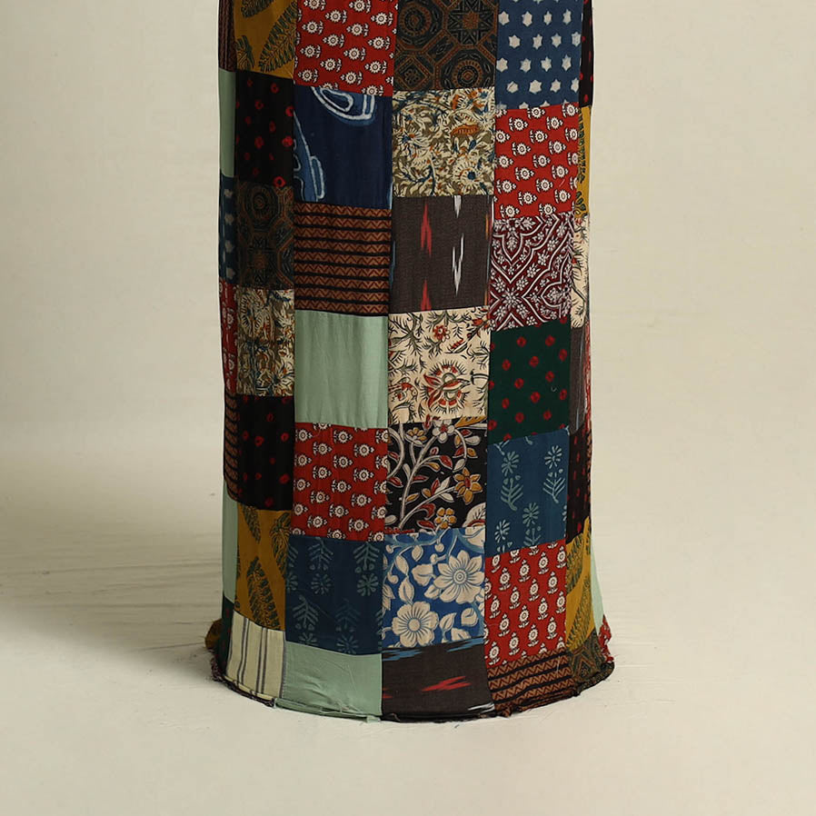 Buy Handcrafted Patchwork Cotton Kurta Material