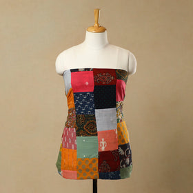 Multicolor - Handcrafted Patchwork Cotton Kurta Material (2.75m) 48