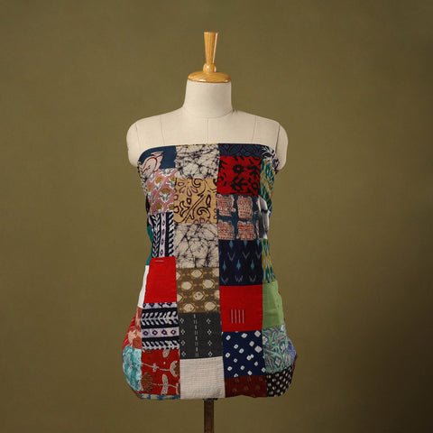 Buy Handcrafted Patchwork Cotton Kurta Material