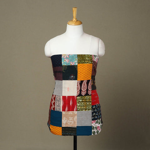 Buy Handcrafted Patchwork Cotton Kurta Material