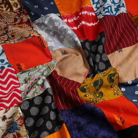  Multicolor Handcrafted Patchwork Cotton Kurta Material