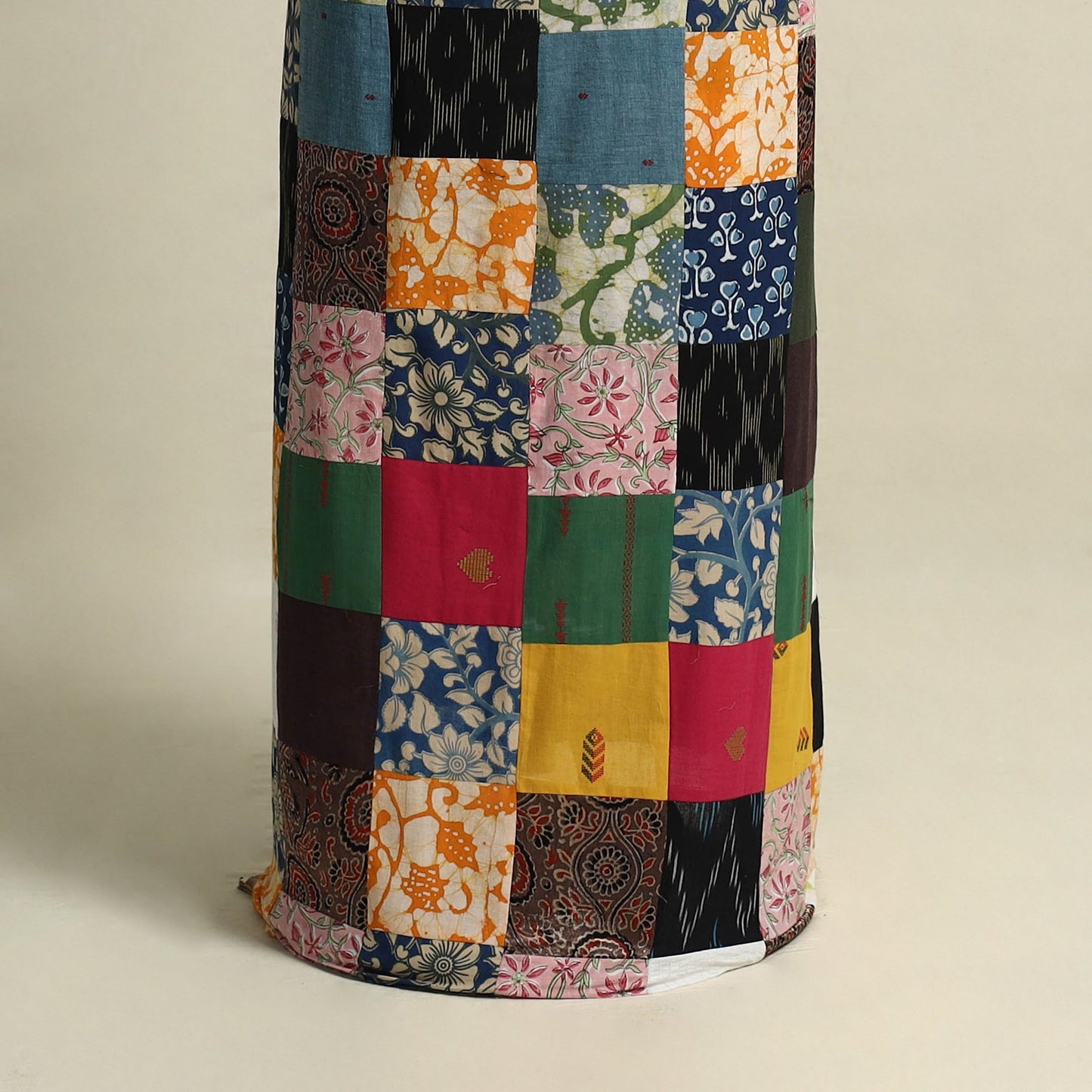 Buy Handcrafted Patchwork Cotton Kurta Material