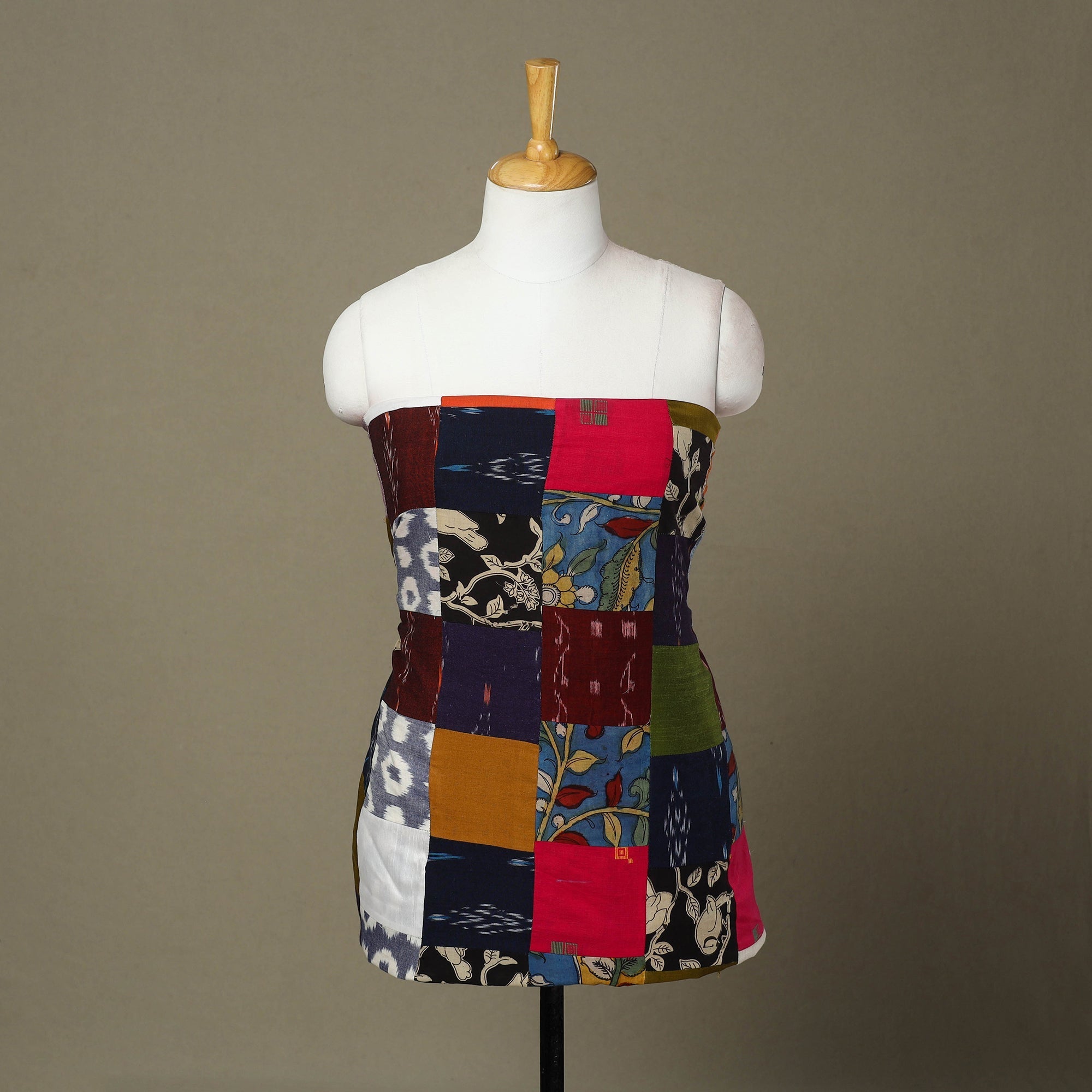 Buy Handcrafted Patchwork Cotton Kurta Material
