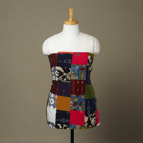 Buy Handcrafted Patchwork Cotton Kurta Material