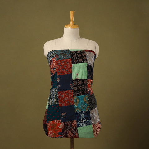 Buy Handcrafted Patchwork Cotton Kurta Material