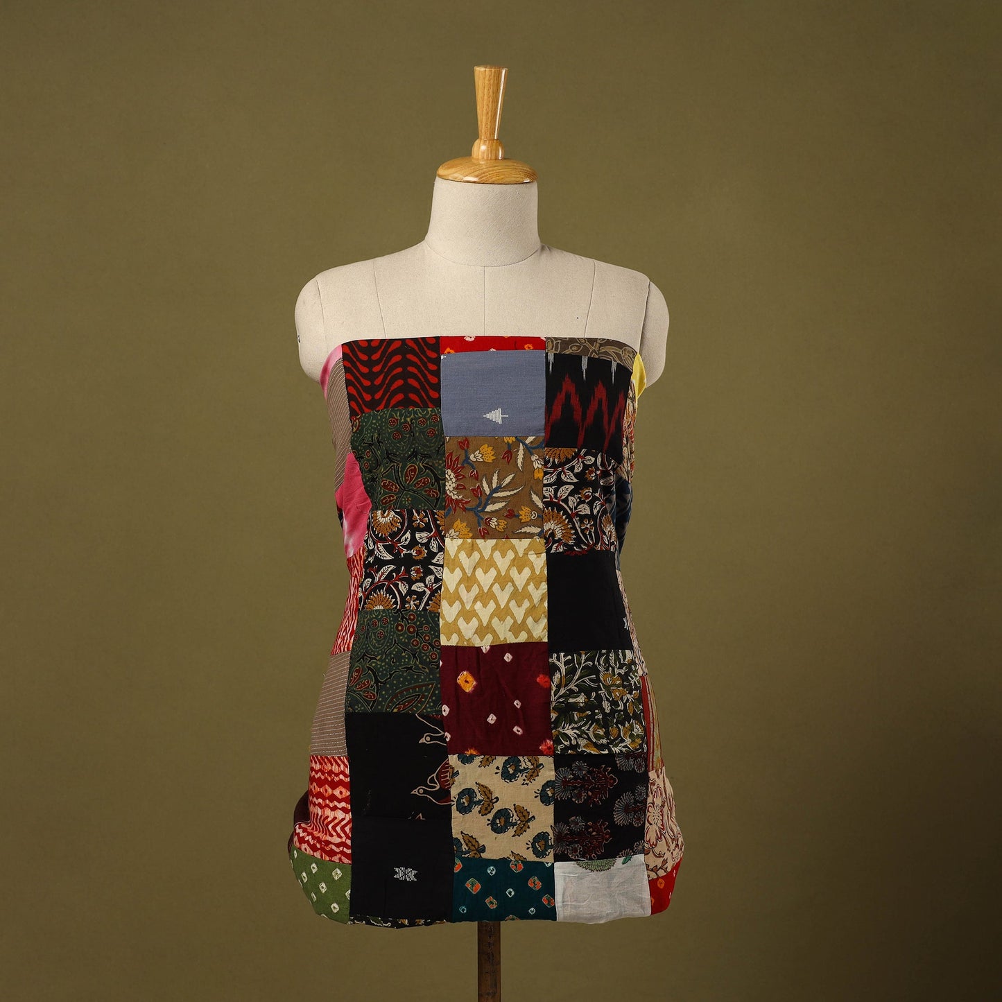 Buy Handcrafted Patchwork Cotton Kurta Material