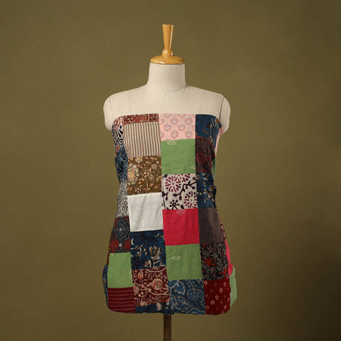 Buy Handcrafted Patchwork Cotton Kurta Material