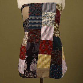  Multicolor Handcrafted Patchwork Cotton Kurta Material