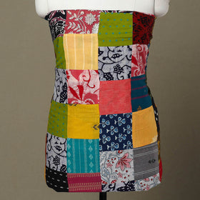 Multicolor - handcrafted patchwork cotton unstitched kurta