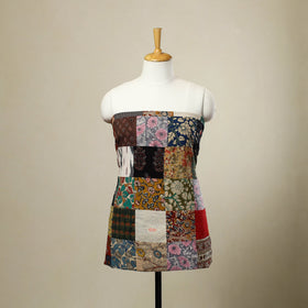  Multicolor Handcrafted Patchwork Cotton Kurta Material