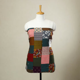 Buy Multicolor Handcrafted Patchwork Cotton Kurta Material