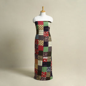 Multicolor - handcrafted patchwork cotton unstitched kurta