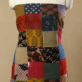 Multicolor - Handcrafted Patchwork Cotton Kurta Material (2.6m) 21