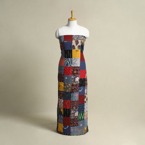 Buy Handcrafted Patchwork Cotton Kurta Material