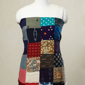  Multicolor Handcrafted Patchwork Cotton Kurta Material