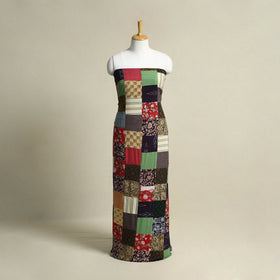Multicolor - handcrafted patchwork cotton unstitched kurta
